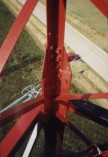 Detail stožáru po realizaci